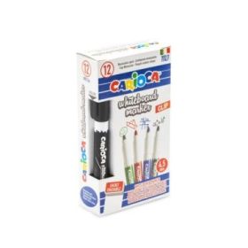 Carioca Rotulador para Pizarra Blanca - Punta de Ø 4.5mm - Tapa con Clip - Se Borra Facilmente - Se Seca Rapidamente - Color Neg