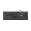 Coolbox FlatPro Teclado USB con 105 Teclas - Teclas planas - QWERTY Español - Color Negro