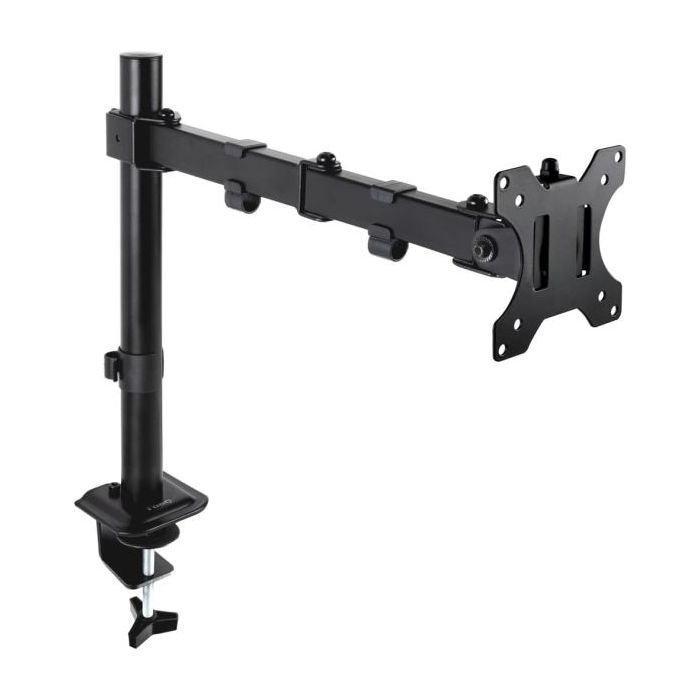 Tooq Soporte de Mesa para Monitor - 1 Brazo - Pantallas de 17-32  - Soporta 8kg - VESA 75x75 y 100x100 - Giratorio e Inclinable