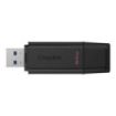 Kingston DataTraveler Exodia Memoria USB 64GB - USB 3.2 Gen 1 - Con Tapa - Enganche para Llavero - Color Negro (Pendrive)