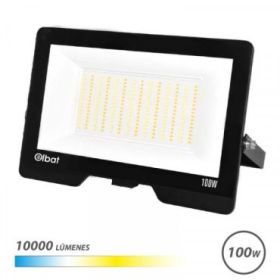Elbat Serie Lumax Foco LED - Potencia 100W - Flujo Luminoso 10.000lm - CCT 3 en 1 - 3000K / 4000K / 6500K - IP65 - Apertura 120º