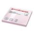 ErichKrause Bloc de 100 Notas Adhesivas Reposicionables - Papel de 75g/m2 - 75x75mm - Pegamento a Base de Agua - Color Rosa