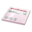 ErichKrause Bloc de 100 Notas Adhesivas Reposicionables - Papel de 75g/m2 - 75x75mm - Pegamento a Base de Agua - Color Rosa