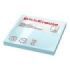 ErichKrause Bloc de 100 Notas Adhesivas Reposicionables - Papel de 75g/m2 - 75x75mm - Pegamento a Base de Agua - Color Azul