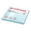 ErichKrause Bloc de 100 Notas Adhesivas Reposicionables - Papel de 75g/m2 - 75x75mm - Pegamento a Base de Agua - Color Azul