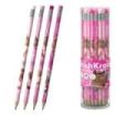 ErichKrause CapyBarbara Lapiz de Grafito con Goma de Borrar - Mina HB - Cuerpo Redondo - Plastico - Agarre Ergonomico - Colores