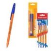 ErichKrause R-301 Stick Orange Pack de 4 Boligrafos con Capuchon - Punta de 0.7mm - Cuerpo Opaco Naranja - Trazo 0.35mm - Color
