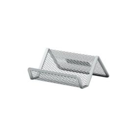 ErichKrause Compass Classic Tarjetero de Sobremesa - Acero Inoxidable - 98x72x45 - Color Plata