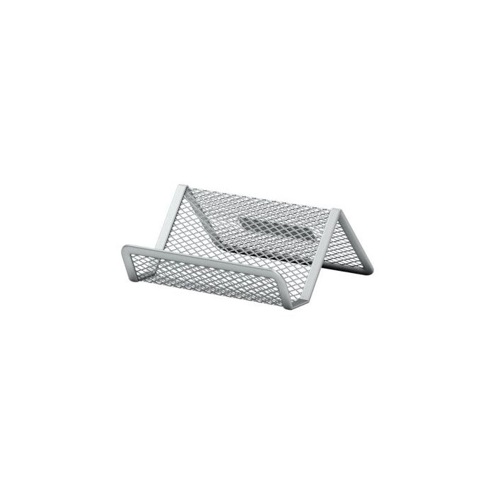 ErichKrause Compass Classic Tarjetero de Sobremesa - Acero Inoxidable - 98x72x45 - Color Plata