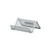 ErichKrause Compass Classic Tarjetero de Sobremesa - Acero Inoxidable - 98x72x45 - Color Plata