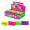 ErichKrause JOY Neon Expositor con 36 Gomas de Borrar - Caucho Termoplastico - Hipoalergenico - Libre de PVC - Colores Surtidos