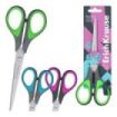 ErichKrause EasyCut+ Tijeras de 19cm - Mangos de Plastico y Goma Antideslizante - Afilado Doble - Acero Inoxidable - Ergonomicas
