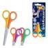 ErichKrause FunCut Space Animals Tijeras de 12.5cm - Puntas Redondeadas - Mangos de Plastico Resistente a Golpes - Acero Inoxida