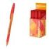 ErichKrause R-301 Stick and Grip Orange Boligrafo con Capuchon - Punta de 0.7mm - Cuerpo Opaco Naranja - Trazo 0.35mm - Zona de