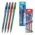 ErichKrause R-301 Gel Stick Original Pack de 4 Boligrafos con Capuchon - Punta de 0.5mm - Trazo 0.4mm - Tinta de Gel - Resistent