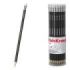ErichKrause Jet Black 101 Lapiz de Grafito con Goma de Borrar - Mina HB - Cuerpo Hexagonal - Color Negro