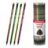 ErichKrause VIVO Lapiz de Grafito con Goma de Borrar - Mina HB - Cuerpo Triangular - Facil Afilado - Agarre Ergonomico - Colores