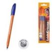 ErichKrause U-108 Stick Orange Pack de 3 Boligrafos con Capuchon - Punta de 0.7mm - Cuerpo Opaco Naranja - Trazo 0.26mm - Tinta