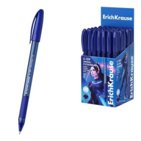 ErichKrause U-109 Stick and Grip Original Boligrafo con Capuchon - Punta de 1.0mm - Cuerpo Transparente - Trazo 0.3mm - Zona de