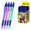 ErichKrause U-209 Matic and Grip Neon Boligrafo Retractil - Modelos Surtidos - Trazo 0.3mm - Zona de Agarre de Goma - Color Azul