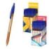 ErichKrause R-301 Matic Amber Boligrafo Retractil - Punta de 0.7mm - Trazo 0.35mm - Color Azul