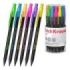 ErichKrause XS Clip Accent Portaminas - Mina HB de 0.7mm - Goma de Borrar Integrada - Cuerpo Hexagonal - Colores Surtidos