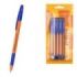 ErichKrause R-301 Stick and Grip Orange Pack de 8 Boligrafos con Capuchon - Punta de 0.7mm - Cuerpo Opaco Naranja - Trazo 0.35mm