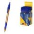 ErichKrause R-301 Matic and Grip Amber Boligrafo Retractil - Punta de 0.7mm - Trazo 0.35mm - Zona de Agarre de Goma - Color Azul