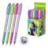 ErichKrause U-109 Stick and Grip Spring Boligrafo con Capuchon - Modelos Surtidos - Trazo 0.3mm - Zona de Agarre de Goma - Tinta