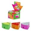 ErichKrause Slice Neon Fruits Expositor con 12 Sacapuntas con Contenedor - Plastico - Cuchilla Niquelada de Acero al Carbono - O