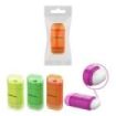 ErichKrause JOY Neon Sacapuntas con Contenedor - Goma de Borrar - Plastico - Cuchilla Niquelada de Acero al Carbono - Orificio d
