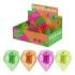 ErichKrause Diamond Neon Expositor con 12 Sacapuntas con Contenedor - Plastico - Cuchilla Niquelada de Acero al Carbono - Orific