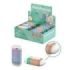 ErichKrause JOY Pastel Bloom Expositor con 12 Sacapuntas con Contenedor - Goma de Borrar - Plastico - Cuchilla Niquelada de Acer