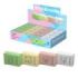 ErichKrause Cuties Expositor con 32 Gomas de Borrar - Caucho Termoplastico - No Deja Residuos - Libre de PVC - Colores Surtidos