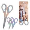 ErichKrause Endeavor Manga Tijeras de 16cm - Mangos de Plastico y Goma Antideslizante - Cuchillas en Forma de Arco - Ergonomicas