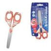 ErichKrause Sea Friends Clownfish Tijeras de 13.5cm - Puntas Redondeadas - Mangos de Plastico Resistente a Golpes con Forma - Ac