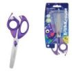 ErichKrause Sea Friends Devilfish Tijeras de 14.5cm - Puntas Redondeadas - Mangos de Plastico Resistente a Golpes con Forma - Ac