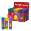 ErichKrause EasyStick Jolly Friends Expositor con 24 Pegamentos en Barra - 13g - Adhesion Fuerte - Multisuperficie - Color Blanc