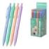 ErichKrause R-305 Matic Pastel Bloom Boligrafo Retractil - Modelos Surtidos - Trazo 0.35mm - Color Azul