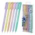 ErichKrause Paradise Stick Pastel Bloom Pack de 6 Boligrafos con Capuchon - Punta de 0.5mm - Trazo 0.4mm - Tapa Ventilada - Colo