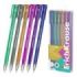 ErichKrause G-Cube Stick Glitter Pack de 6 Boligrafos con Capuchon - Punta de 1.0mm - Trazo 0.9mm - Tapa Ventilada - Colores Sur