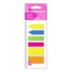 ErichKrause Neon Pack de 6 Blocs de 25 Marcadores de Pagina - Reposicionables - Plastico - 12x45mm - Colores Surtidos