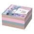 ErichKrause Manga Bloc de 400 Notas Adhesivas Reposicionables - Papel de 75g/m2 - 75x75mm - Pegamento a Base de Agua - Colores S