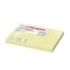 ErichKrause Bloc de 100 Notas Adhesivas Reposicionables - Papel de 75g/m2 - 75x100mm - Pegamento a Base de Agua - Color Amarillo