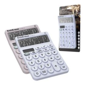 ErichKrause DC-2792-12 Big City Cats Calculadora de Sobremesa - Pantalla LCD de 12 Digitos - Apagado Automatico - Alimentacion S