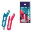 ErichKrause Shark Mini Reef Cuter con Fijador Automatico - Hoja de 13mm de Ancho - Cuerpo en Plastico - Colores Surtidos