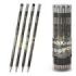 ErichKrause Big City Cats Lapiz de Grafito con Goma de Borrar - Mina HB - Cuerpo Triangular - Agarre Ergonomico - Colores Surtid