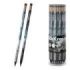 ErichKrause Fluid Lapiz de Grafito con Goma de Borrar - Mina HB - Cuerpo Redondo - Agarre Ergonomico - Colores Surtidos