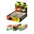 ErichKrause Adrenaline Speed Expositor con 36 Gomas de Borrar - Caucho Termoplastico - No Deja Residuos - Libre de PVC - Colores
