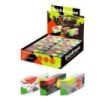 ErichKrause Adrenaline Speed Expositor con 36 Gomas de Borrar - Caucho Termoplastico - No Deja Residuos - Libre de PVC - Colores